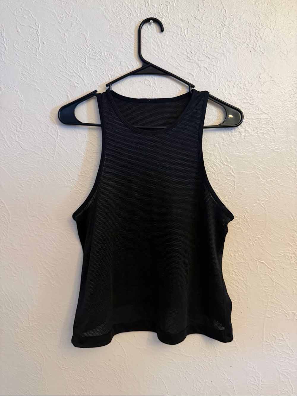 lululemon athletica Black Mesh Racerback Tank